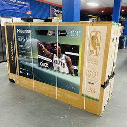 100” Hisense ULED MINI LED U6 4K UHD SMART TV 