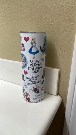 Alice and wonderland Disney Stainless steel tumbler