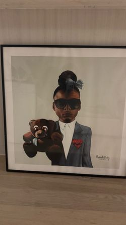 Kanye West 28x28 print wall art