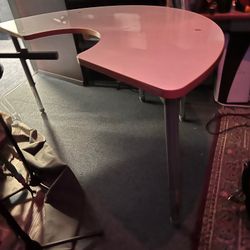 Kidney Height Adjustable Activity Table With Whiteboard Top