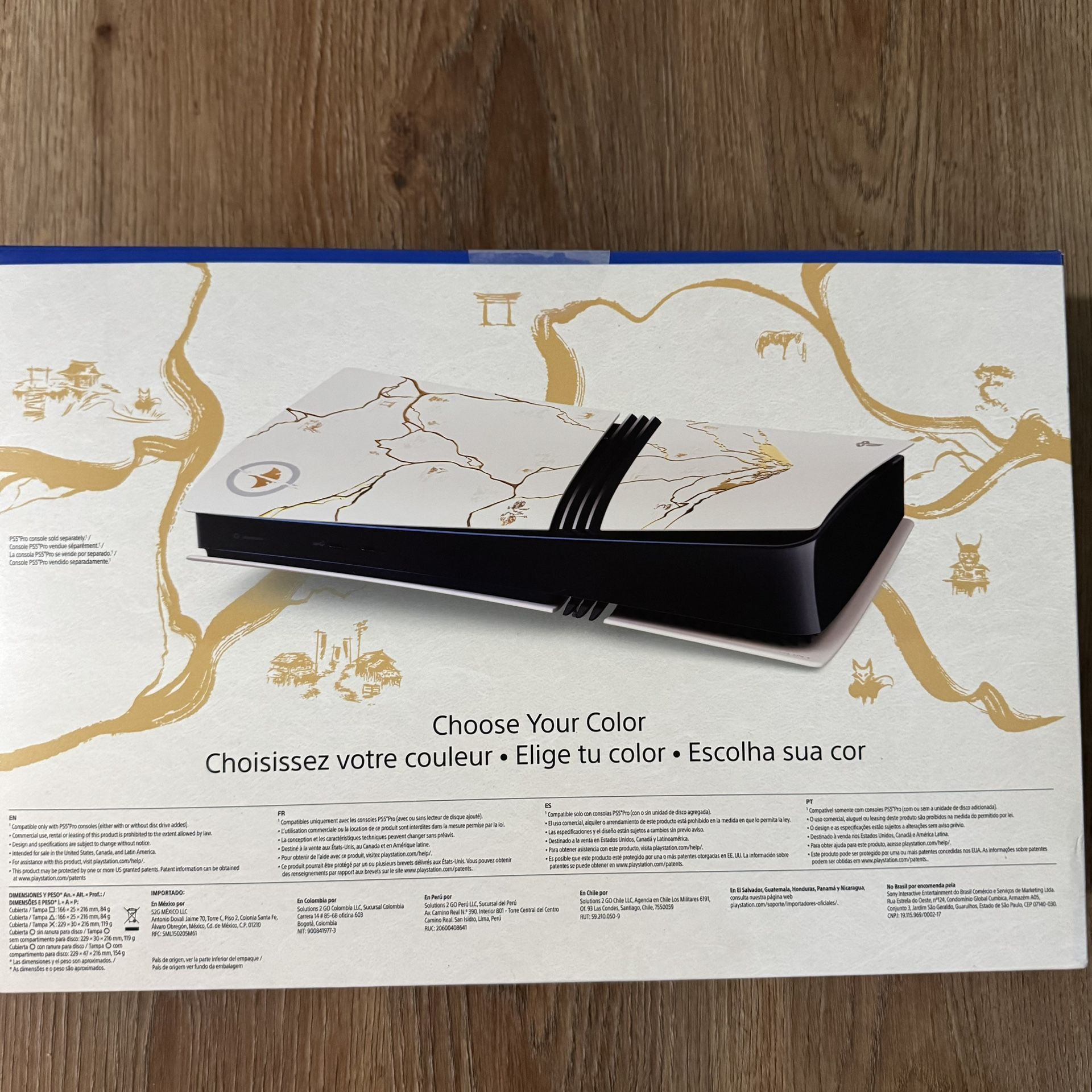 PlayStation 5 Pro Console Covers PS5 Ghost of Yotei Gold Limited Edition