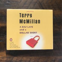 BRAND NEW!  Audiobook: “A Day Late and a Dollar Short” by Terry McMillan (5 CDs)