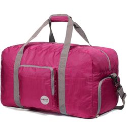 Foldable Duffle Bag (Fuchsia 36” / 120L)