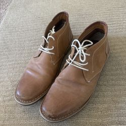 Men’s Steve Madden Light Brown Leather Dress Shoes