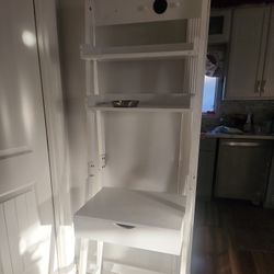 White Ladder Vanity Desk