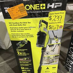 Ryobi 18v Cordless Pet Stick Vac 