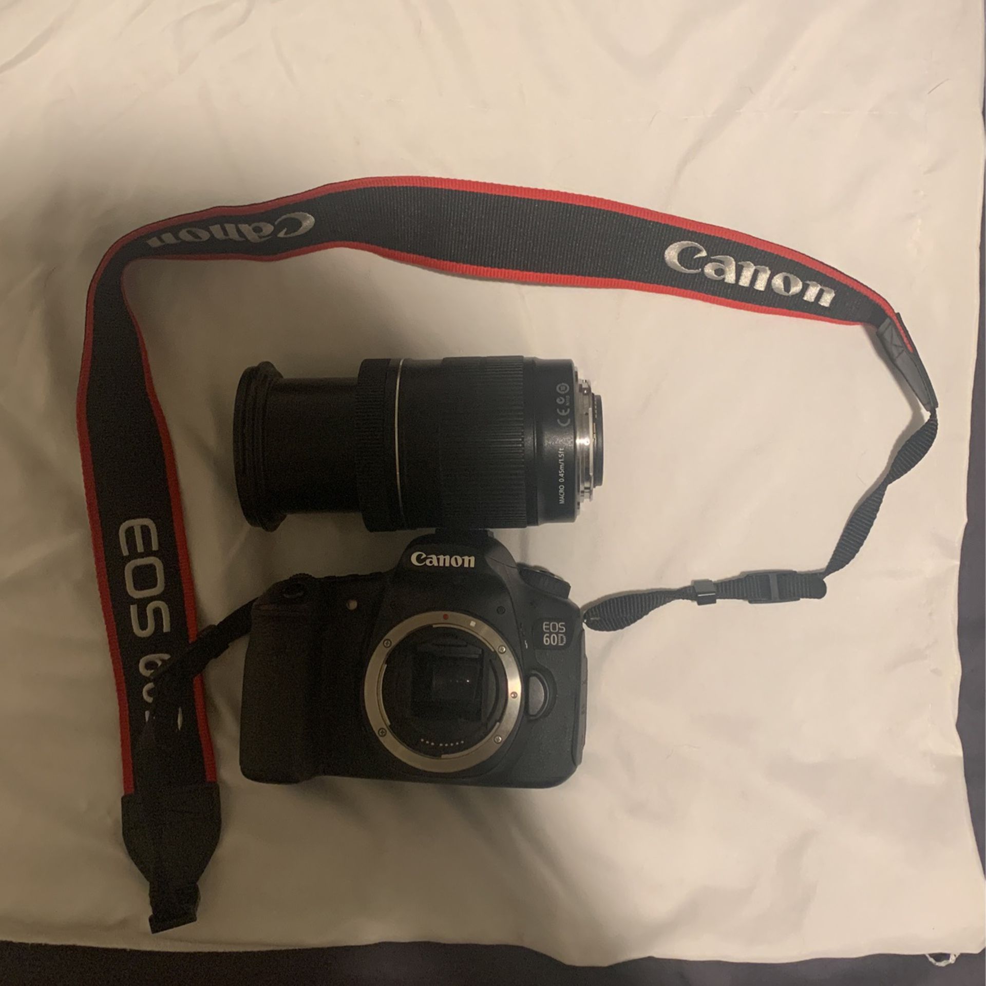 Canon Camera With Lens