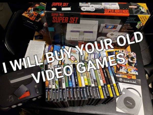 I'll Buy Your Old Video Games