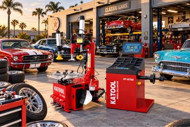 KT-T830 & KT-B760 Tire Changer and Balancer Package for Auto Shops