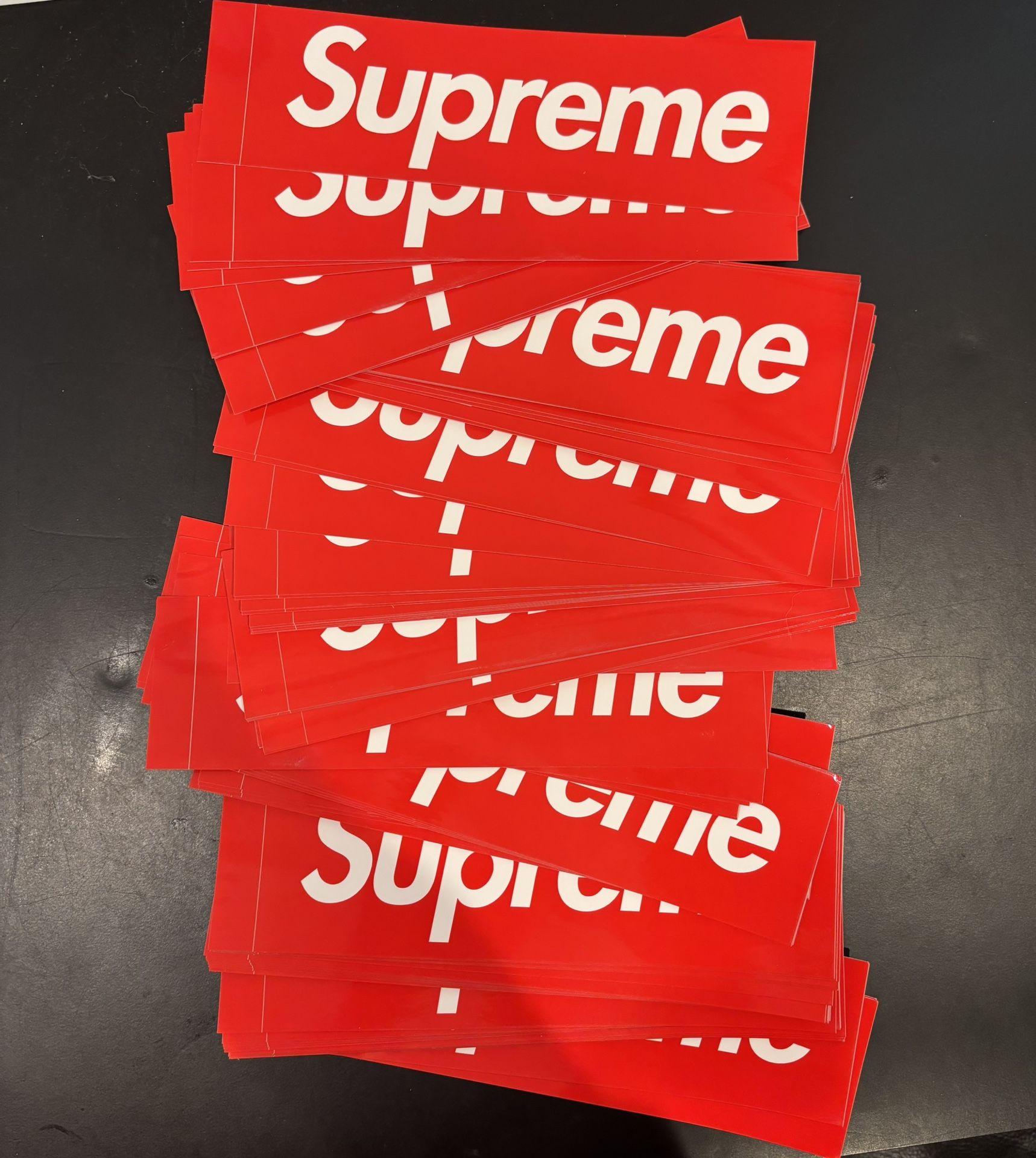100x Lot Of Supreme Stickers Box Logo