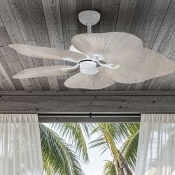 New Ceiling Fan by Westinghouse - the Oasis Tropical, 44 Inch, Indoor/Outdoor, Remote Control