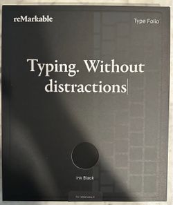 reMarkable 2 Type Folio Ink Black