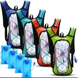 Chunful 4 water Backpack Running Hydration Pack With 2 L Hiking Water Bladder 