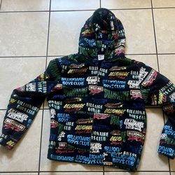 Billionaire boy zip up hoodie