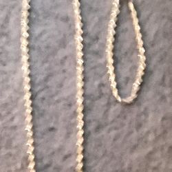 925 silver necklace and bracelet