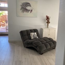 Light Grey Couch With White Cabinet 