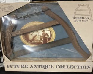 Antique America bow saw and American Craftman Mallet
