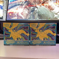 Pokémon Center Ascended Hero’s ETB Sealed NEW Unopened 