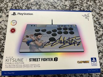 Razer Kitsune Chun-Li Edition Street Fighter 6 for Playstation 4 5 PS4 PS5 and PC in original box and all accessories   Fightstick arcade stick, lever