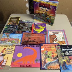 Dinosaur books bundle including large pop up 
