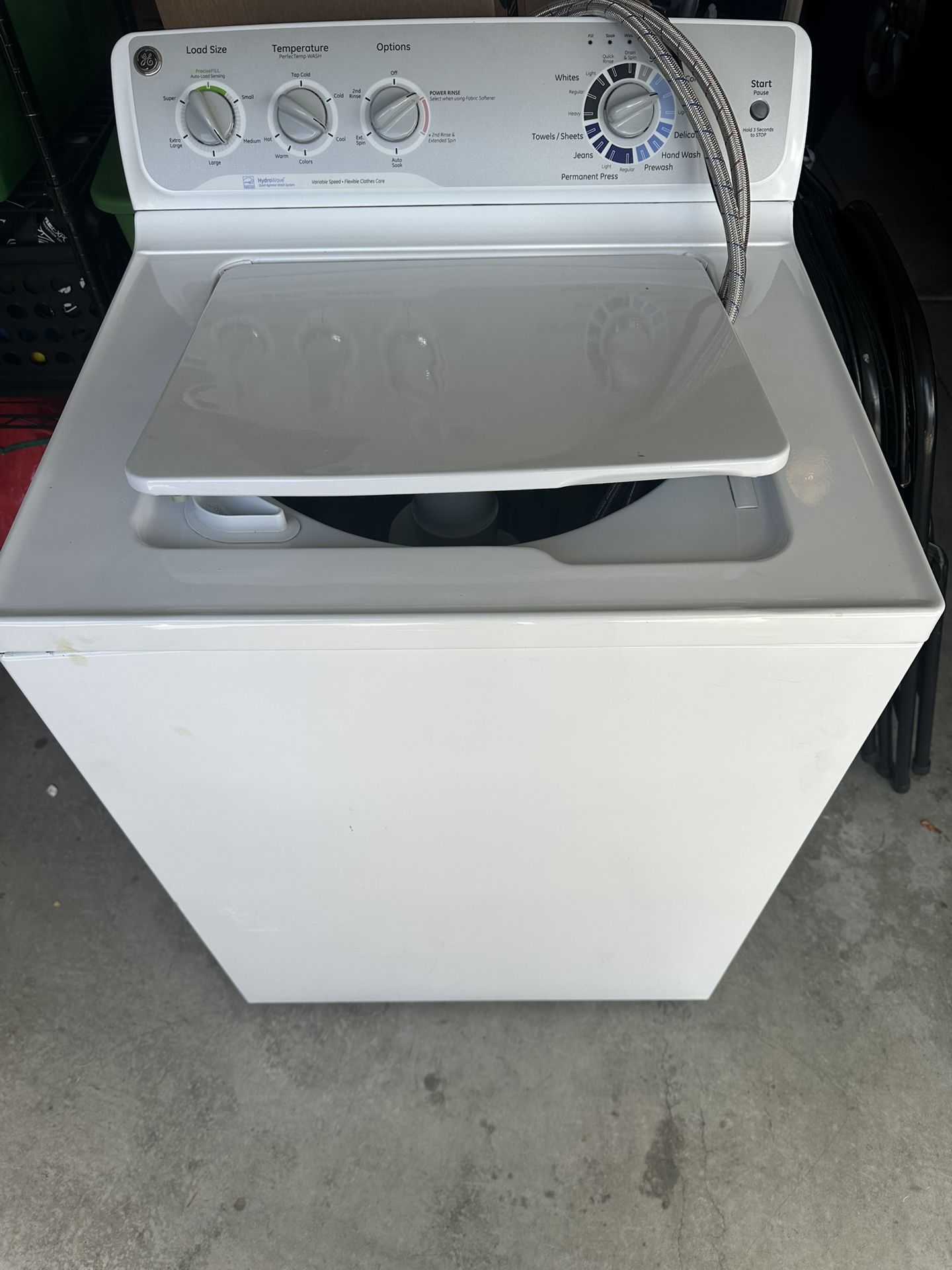 GE 3.9 cu. ft. ELECTRIC Washer White