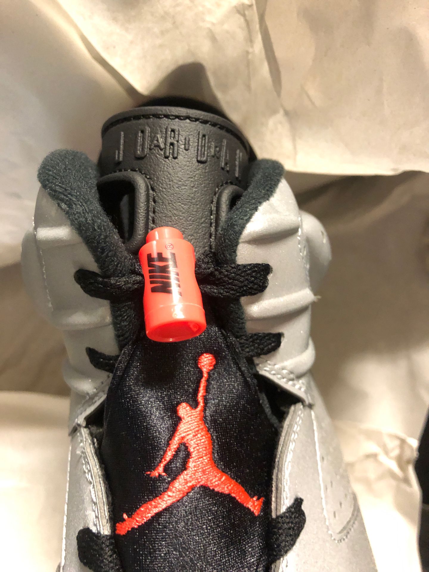 Air Jordan 6 Retro SP DS SZ 9.5 Reflect Silver/Infrared-Black