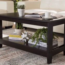 38in Coffee Table Soild Wood New 