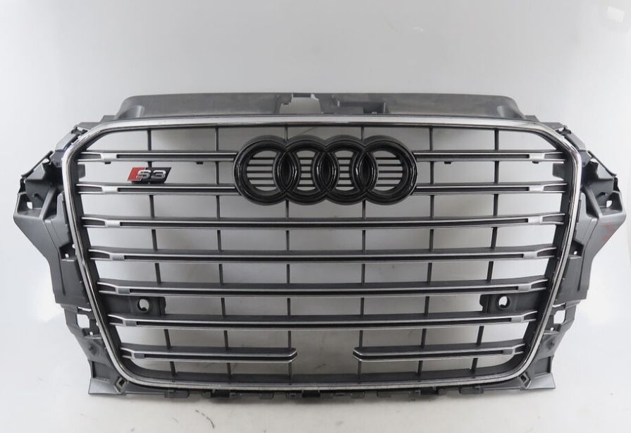 OEM | 2017-2020 Audi S3 Front Grille with emblems: 8V5.853.651AA