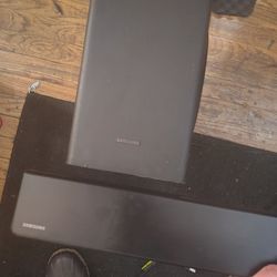 Samsung Soundbar And Subwoofer 