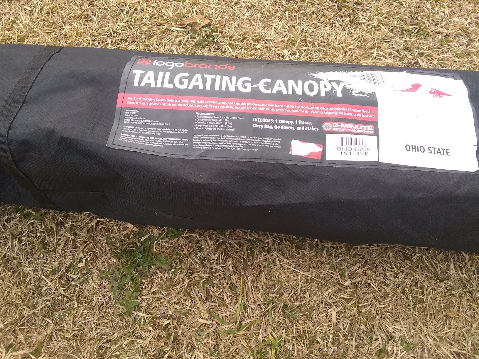 Tailgating canopy Ohio State