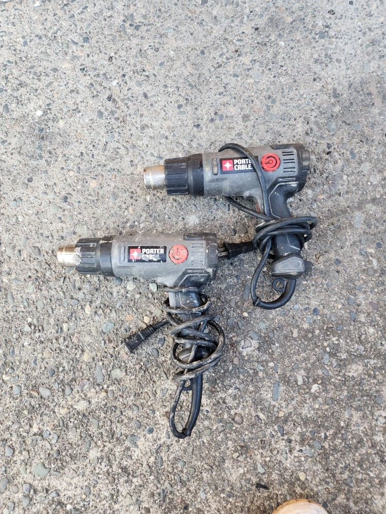 2 PORTER-CABLE Heat Gun, 1500 Watt, Dual Temperature Settings, Corded (PC1500HG)
