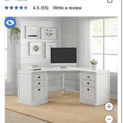 Thomasville 60" 3-piece Modular Corner Desk $300 small piece needs wood glue like new