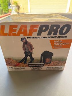 Electric leaf blower/leaf vacuum and collection system