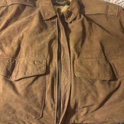 Brown Leather Jacket 
