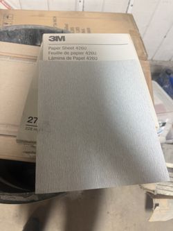 3m Sandpaper P220 Grit 9x11 426u