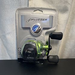 Pflueger Monarch Bait Casting 4 Bearing Black/Green Right-Handed