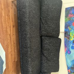 EVERYTHING MUST GO- Meteorite Print Couch With Pillows 