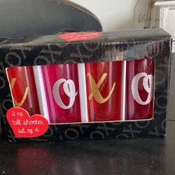Valentine’s Day Shot Glasses New