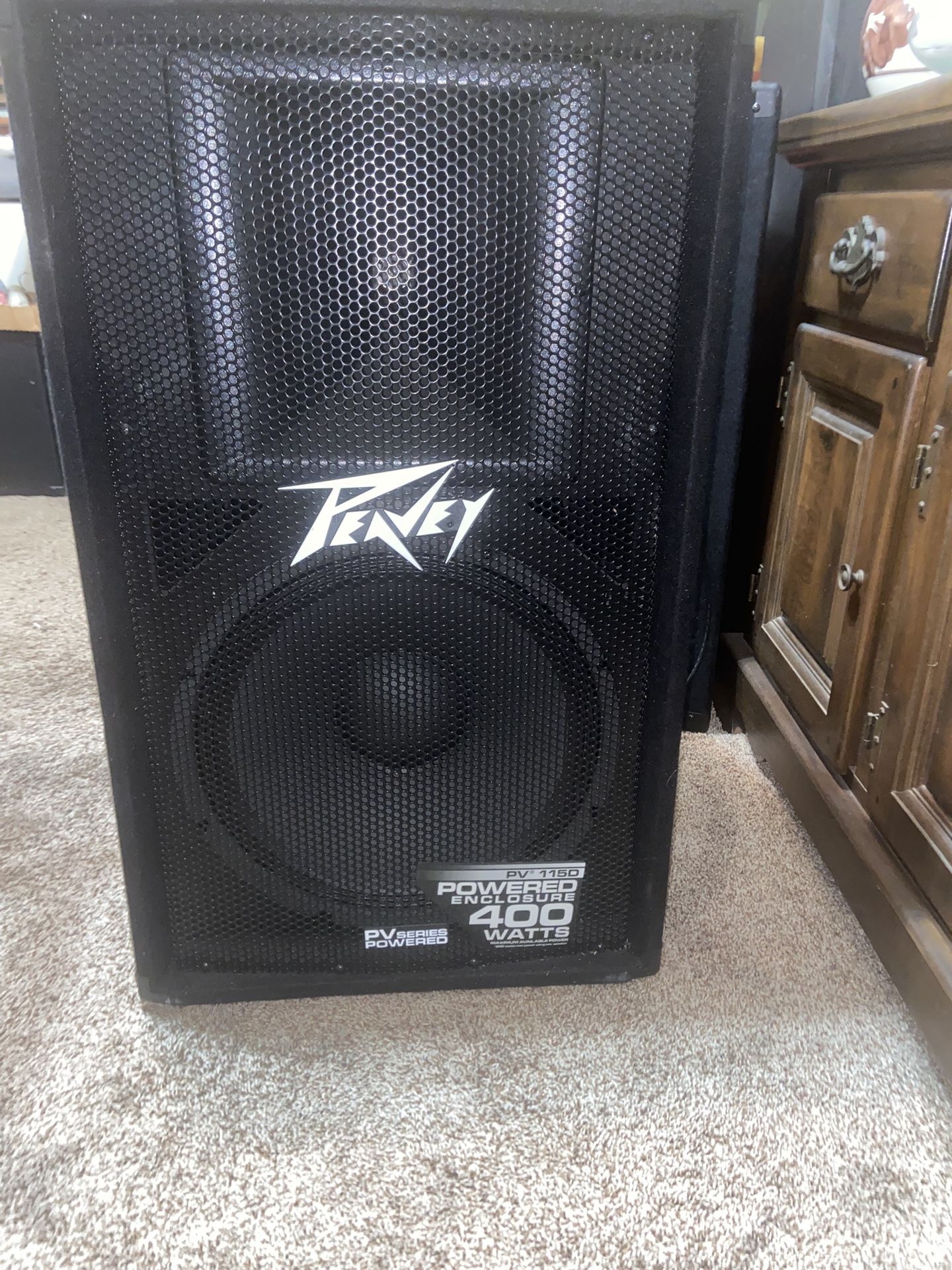 Peavey PV115D Powered PV112 Passive Speakers - Main Image