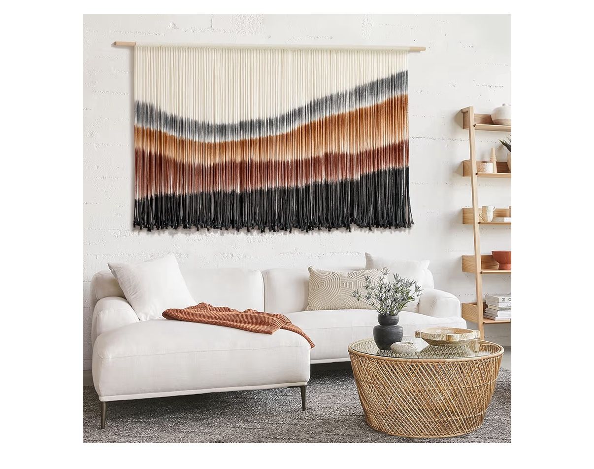 Macrame Wall Hanging Macrame Wall Decor 57" Wx 35" L