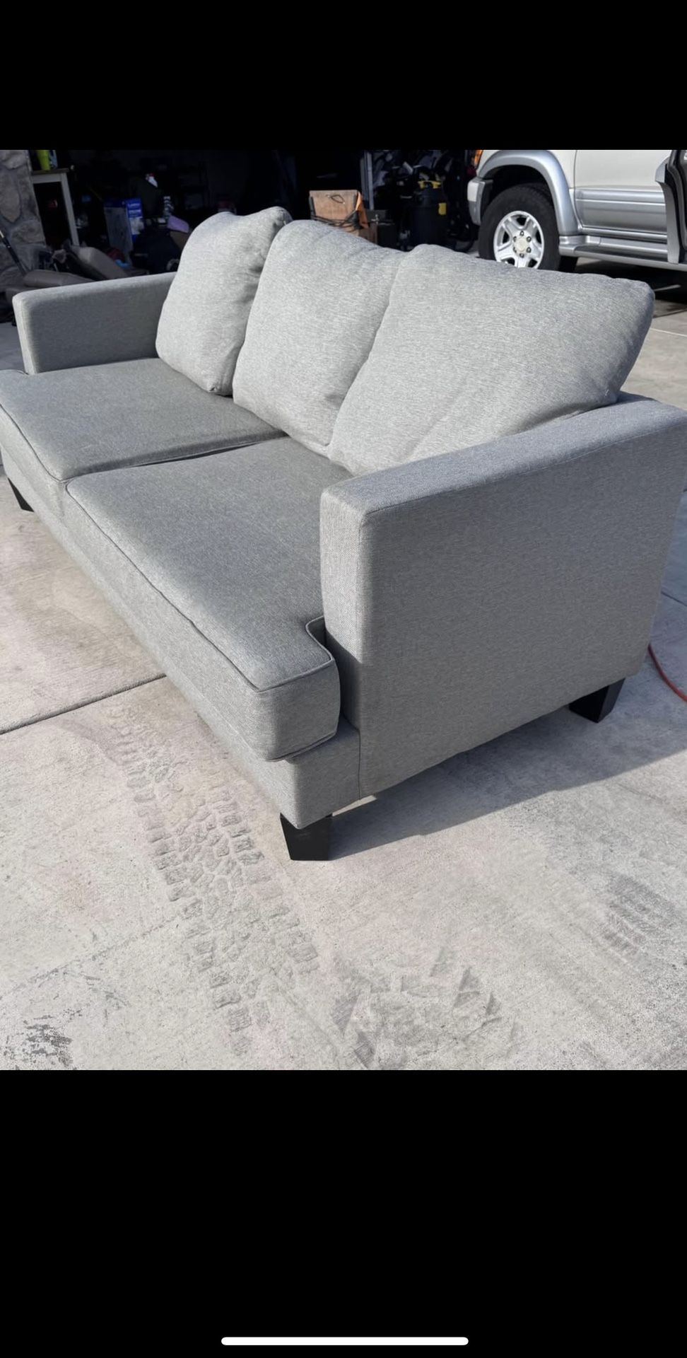 * Living Spaces Sofa/ Comfy 3 seater couch*
