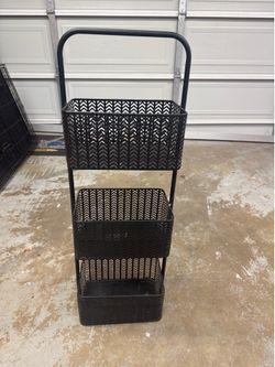 3-Tier Rolling Storage Cart