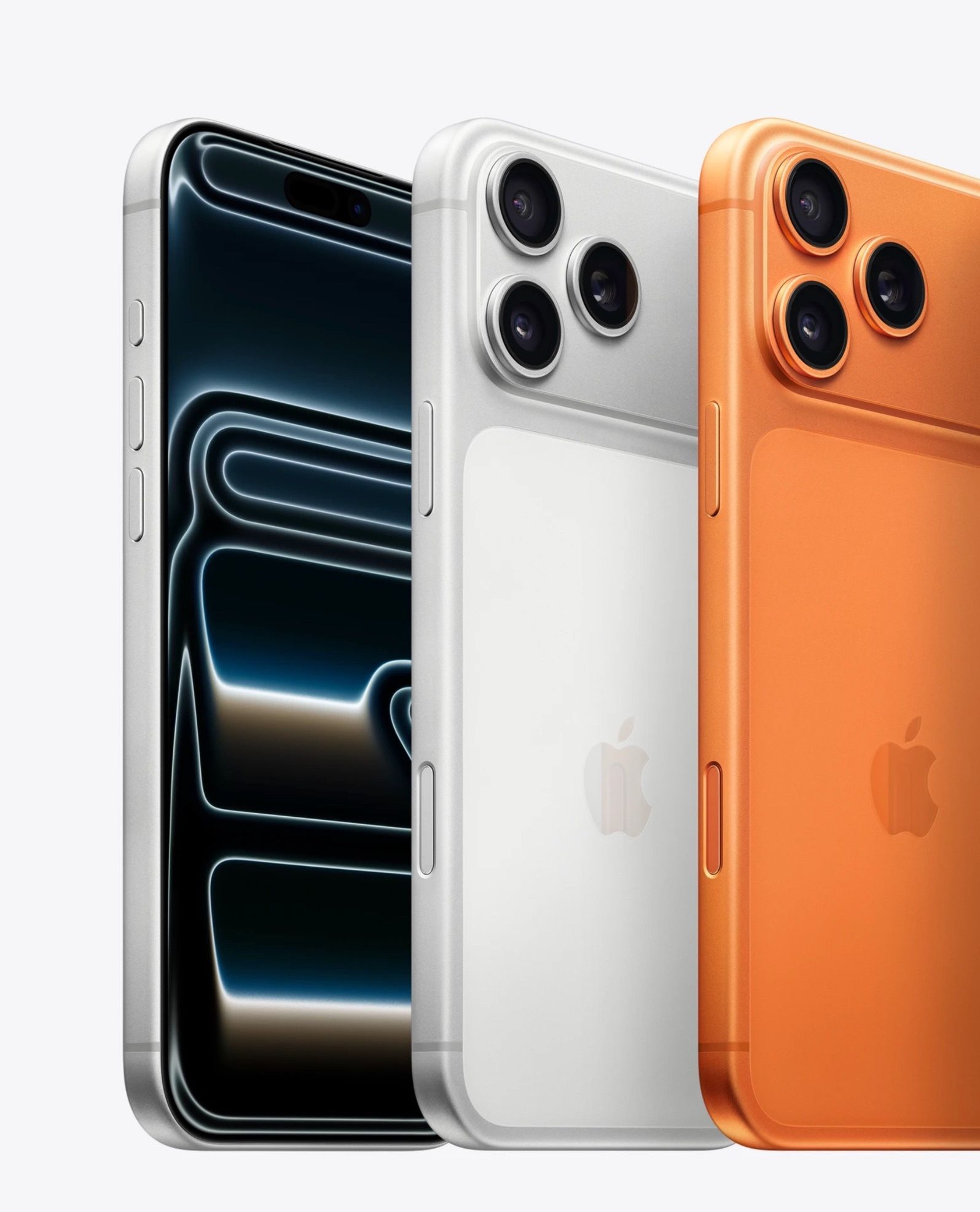 Iphone 17 Pro Max Orange / Silver 