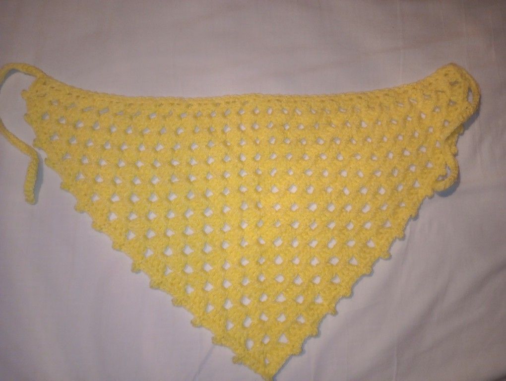 Lemonade Crochet Bandana