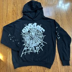 Black Sp5der OG Web Hoodie  2024