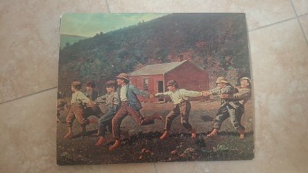 Vintage Winslow Homer Art Print - "Snap the Whip" (1872)