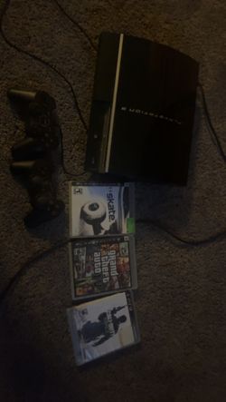 Ps3 including 3 games 2 controllers