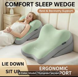 New! Ergonomic Lumbar and neck support pillow or leg rest - multiple uses