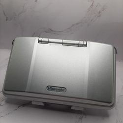 Nintendo DS Phat - New Silver Shell - Flash Cart
