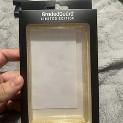 GradedGuard Confetti Limited Edition PSA Graded Card Case Gold Glitter Holder